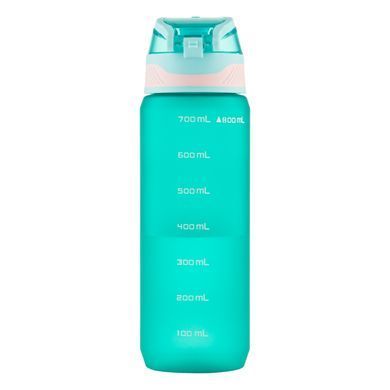 ARDESTO Пляшка для води Matte 800мл, пластик, блакитний
