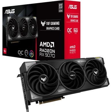 ASUS Вiдеокарта ASUS Radeon RX 9070 16GB GDDR6 OC TUF-RX9070-O16G-GAMING 90YV0LI0-M0NA00 фото