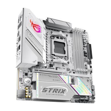 ASUS Материнcкая плата ROG STRIX B850-G GAMING WIFI sAM5 B850 4xDDR5 M.2 HDMI DP WiFi BT mATX белый 90MB1M30-M0EAY0 фото