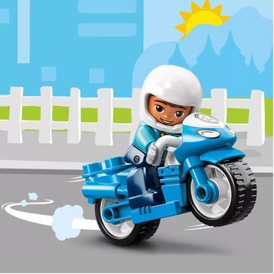 Конструктор LEGO DUPLO Town Поліцейський мотоцикл 10967 фото