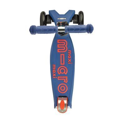 Самокат MICRO серии "Maxi Deluxe" - СИНИЙ (до 50 kg, 3-х колесный), Синий