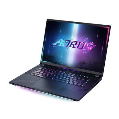 Gigabyte Ноутбук AORUS MASTER 16X 16.0 QHD OLED 240Hz, INTEL ARL HX Ultra9, 32GB, F2TB, NVD5080-16, W11, чорний AORUS_16_BYHC5UAE65S фото