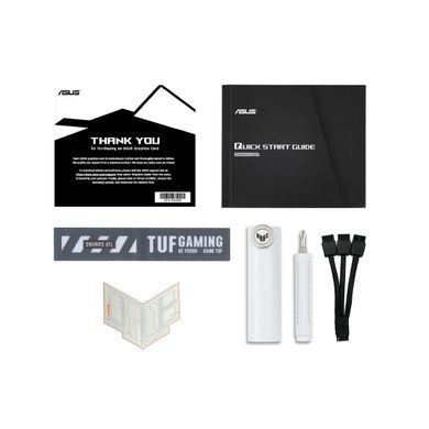 ASUS Видеокарта GeForce RTX 5070 TI 16GB GDDR7 OC TUF-RTX5070TI-O16G-BTF-WHITE белый 90YV0N60-M0NA00 фото