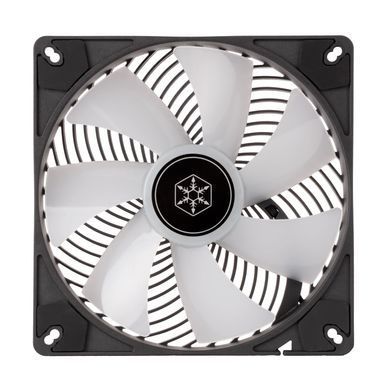 SilverStone Корпусний вентилятор Air Penetrator AP140I-ARGB 140мм, 500-2000rpm, 4 PinPWM, 3pin +5VARGB, 14.9-41.3dBa, чорний SST-AP140I-ARGB фото