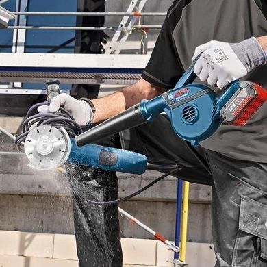 Bosch Повітродув акумуляторний GBL 18V-120 Professional, 18В, 270 км/г, 120 м?/г, 1.1 кг 0.601.9F5.100 фото
