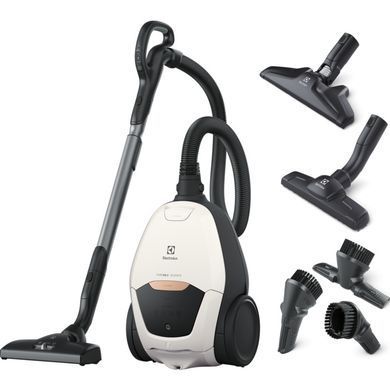 Electrolux Пылесос мешковый, 600Вт, мешок-3.5л, Allergy Plus, SmartMode, s-bag, 4 насадки, белый PD82-ALRG фото