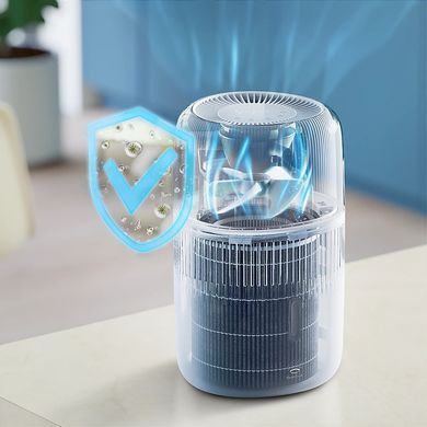 Philips Зволожувач повітря традиційне зволоження Series 5000, 56м2, 4.5л, 400мл/г, електр. кер-ння, режим сну, нічник, білий