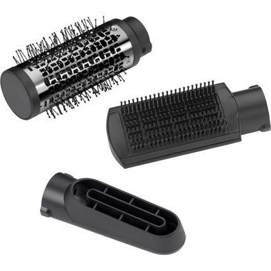 BaByliss Фен-щітка Xanadu, 1000Вт, 2 режими, хол. обдув, 2 насадки, сірий AS261E фото