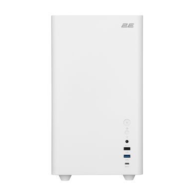 2E Корпус 2E Credo Plus V350WG без БЖ, 1xUSB3.0, 1х USB 2.0, 1xUSB Type-C, 3x120мм, VGA 350мм, LCS ready, TG Side Panel, mATX, білий 2E-V350WG фото