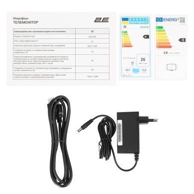2E Монітор 2E 23.8" B2425B D-Sub, HDMI, VA, 100Hz 2E-B2425B-01.EU фото