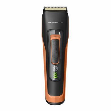 Rowenta Машинка для стрижки Sport Collection, акум., роторний мотор, насадок-2, кейс, сталь, чорно-помаранчевий TN5202F0 фото