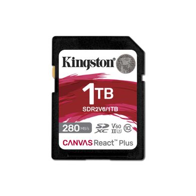 Kingston Карта памяти SD 1TB C10 UHS-II U3 R280/W150MB/s SDR2V6/1TB фото