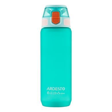 ARDESTO Пляшка для води Matte 800мл, пластик, блакитний