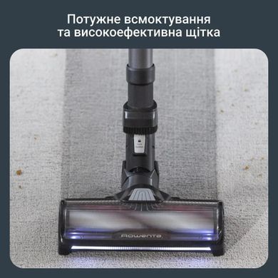 Rowenta Пылесос беспроводный X-Force Flex 14.80 Auto Animal, 240Вт, конт пыль -0.65л, автон. раб. до 90мин, HEF system 99,9%, черно-золотой RH9B74WO фото