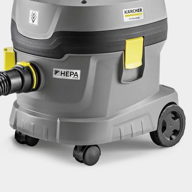 Karcher Professional vacuum cleaner Karcher T 11/1 Classic Hepa 850W 235mBar container 11l dry cleaning 4.29kg 1.527-199.0 фото