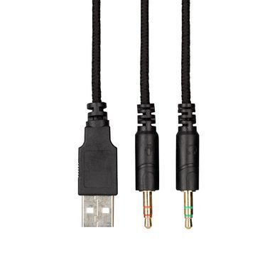 Гарнітура 2E GAMING HG340 RGB 3.5mm Black 2E-HG340BK фото
