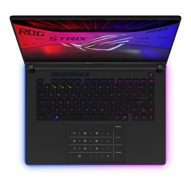 ASUS Ноутбук ASUS ROG Strix SCAR 16 G635LX-RW205W 16" WQXGA IPS, Intel Ultra 9 275HX, 64GB, F1TB, NVD5090-24, Win11, Чорний 90NR0L81-M00940 фото