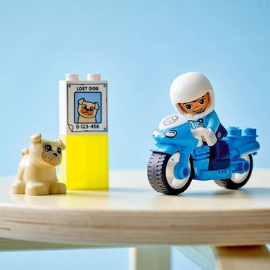 Конструктор LEGO DUPLO Town Поліцейський мотоцикл 10967 фото