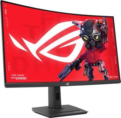 ASUS Монитор 31.5" ROG Strix XG32WCMS HDMI, DP, USB-C, Audio, VA, 2560x1440, 280Hz, 1ms, sRGB 125%, CURVED, AdaptiveSync, HAS, HDR400 90LM09X0-B01970 фото