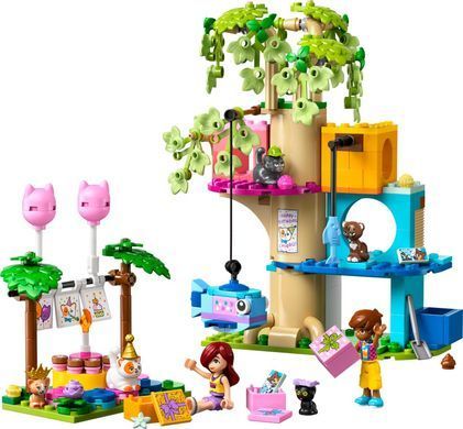 LEGO Конструктор LEGO Friends День народження кота і будинок на дереві 42666 фото