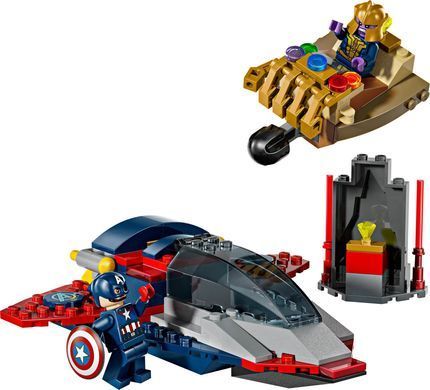 LEGO Конструктор Super Heroes Капітан Америка проти Таноса 76319 фото