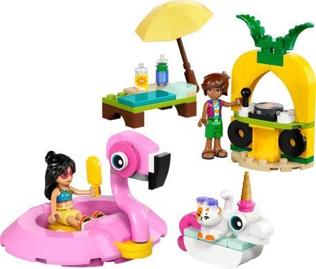 LEGO Конструктор LEGO Friends Вечірка єдинорога та фламінго біля басейну 42658 фото