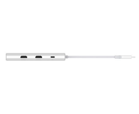 D-Link USB-С Хаб DUP-A01 10in1 2xHDMI, 1xGE, 2xUSB-C, 1xUSB-A 3.1, 1xUSB-A 3.0, 1xSD, 1xmicroSD, 1xUSB-C PD DUP-A01 фото