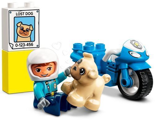 Конструктор LEGO DUPLO Town Поліцейський мотоцикл 10967 фото