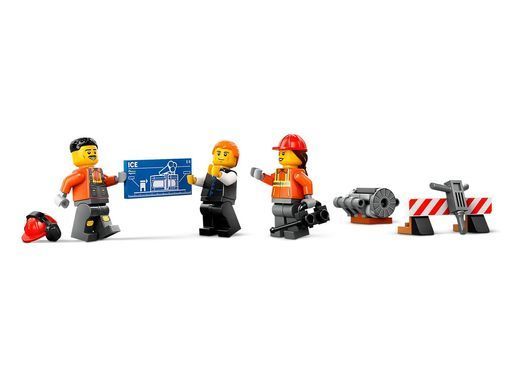 LEGO Конструктор City Жовтий будівельний екскаватор 60420 фото