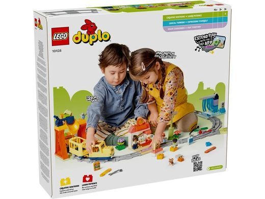 LEGO Конструктор LEGO DUPLO Town Великий інтерактивний громадський потяг 10428- фото
