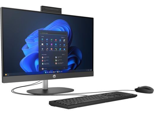 HP Комп'ютер персональний моноблок 240-G10 23.8" FHD IPS AG, Intel i5-1335U, 16GB, F512GB, UMA, WiFi, кл+м, 3р, Win11P, чорний 936H6EA фото