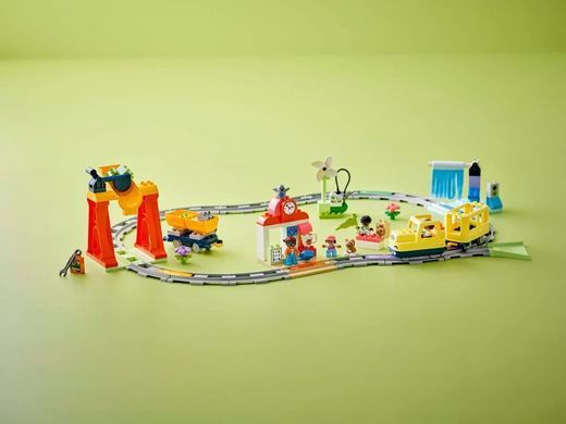 LEGO Конструктор LEGO DUPLO Town Великий інтерактивний громадський потяг 10428- фото