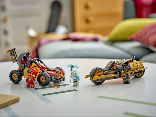 LEGO Конструктор LEGO Ninjago Комбіновані транспортні засоби Кая та Коула 71864 фото