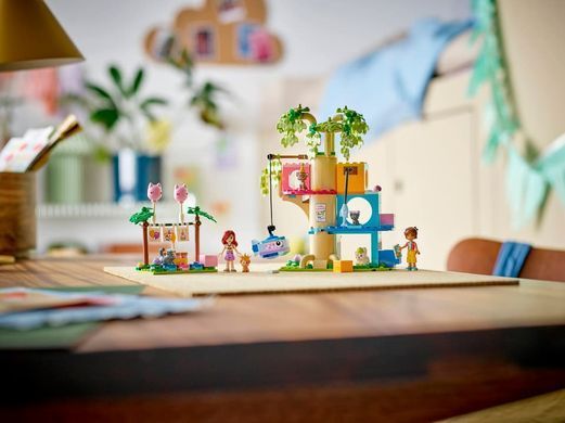 LEGO Конструктор LEGO Friends День народження кота і будинок на дереві 42666 фото