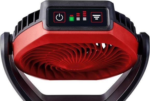 Einhell Вентилятор акумуляторний GC-CF 18/110 Li - Solo, PXC, 18В, безщітковий, діам. 110 мм, 1500 м3/год, 3 режими, 0.48 кг (без АКБ і ЗП)