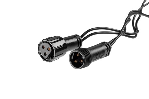 Подовжувач кабелю Twinkly PRO, IP65, AWG22 PVC Rubber 5м, чорний TW-PLC-EXT-BR фото