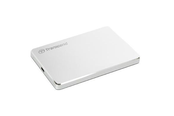 Transcend StoreJet 25C3S[Портативний жорсткий диск 1TB USB 3.1 Type-C StoreJet 25C3S Silver] TS1TSJ25C3S фото