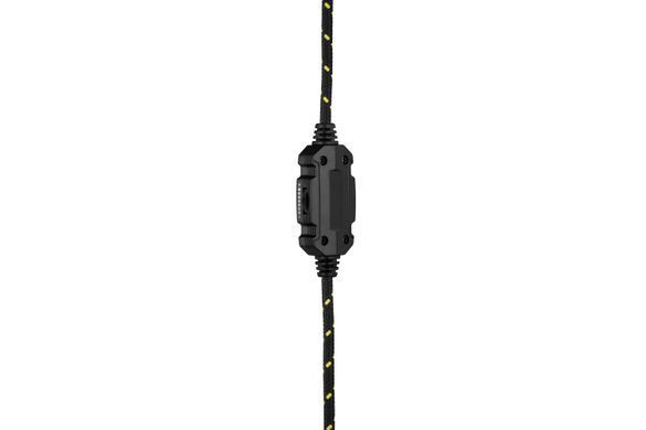 2E Gaming Гарнітура ігрова HG340, mini-jack/dual 3.5mm, RGB, 2м, жовтий 2E-HG340YW фото