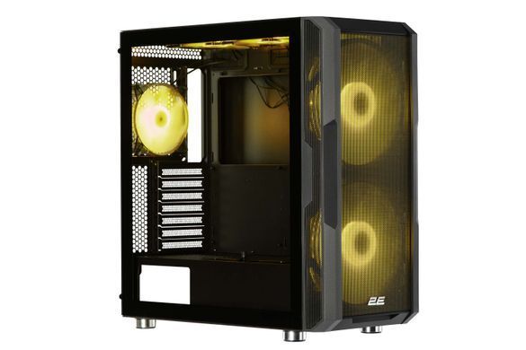 2E Gaming Корпус Contego Neo GW05 без БП 2xUSB3.0, 1xUSB Type-C 2x200мм ARGB, 3x120мм ARGB VGA 380мм LCS ready контроллер с пультом TG Side Panel EATX чёрный 2E-GW05 фото