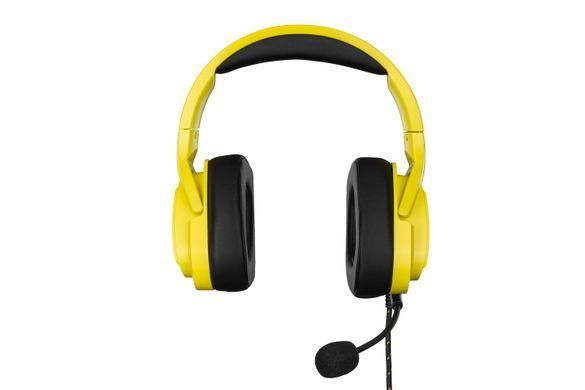 2E Gaming Гарнітура ігрова HG340, mini-jack/dual 3.5mm, RGB, 2м, жовтий 2E-HG340YW фото