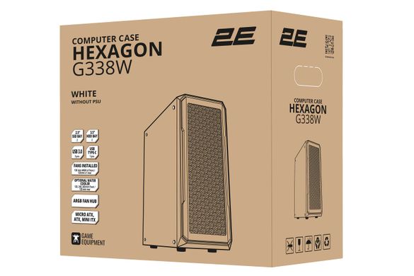 2E Gaming Корпус Hexagon G338W 2E-G338W фото