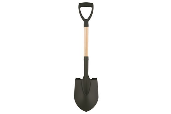 Лопата штикова 2E Digger 1, компактна, дерев&rsquo;яний держак, 1.5мм, 78см, 0.93кг 2E-S78W фото