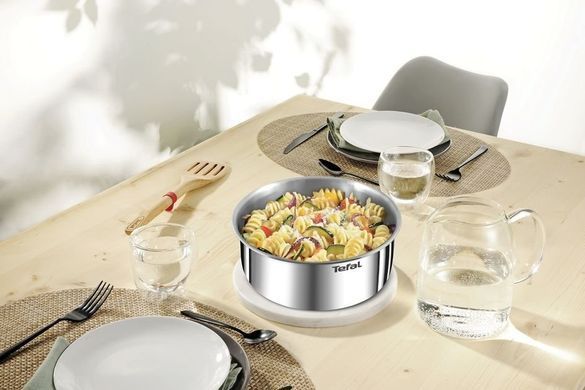 Tefal Набор посуды Ingenio Emotion, 5 пр., нержавеющая сталь, бакелит, серебристый L897S574 фото