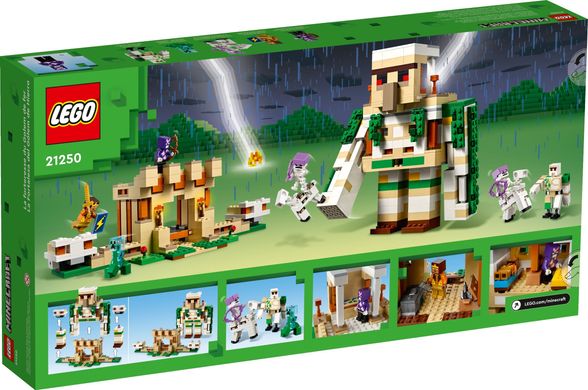 LEGO Конструктор Minecraft Крепость Железный голем 21250 фото