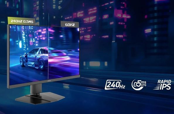 MSI Монітор MSI 27" MAG 272PF-X24 2xHDMI, DP, MM, IPS, 1920x1080, 240Hz, 0.5ms, sRGB 122%, AdaptiveSync, Pivot 9S6-3CE59T-020 фото