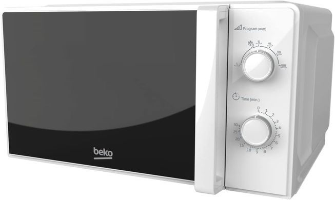 Beko Мікрохвильова піч, 20л, мех.керув., 700Вт, білий MOC20100WFB фото