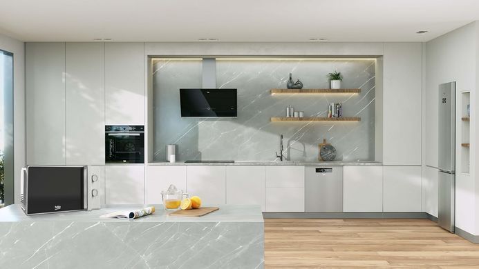 Beko Мікрохвильова піч, 20л, мех.керув., 700Вт, білий MOC20100WFB фото