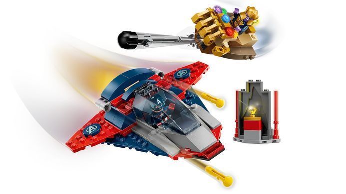 LEGO Конструктор Super Heroes Капітан Америка проти Таноса 76319 фото
