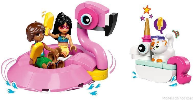 LEGO Конструктор LEGO Friends Вечірка єдинорога та фламінго біля басейну 42658 фото