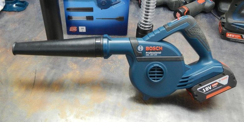 Bosch Повітродув акумуляторний GBL 18V-120 Professional, 18В, 270 км/г, 120 м?/г, 1.1 кг 0.601.9F5.100 фото